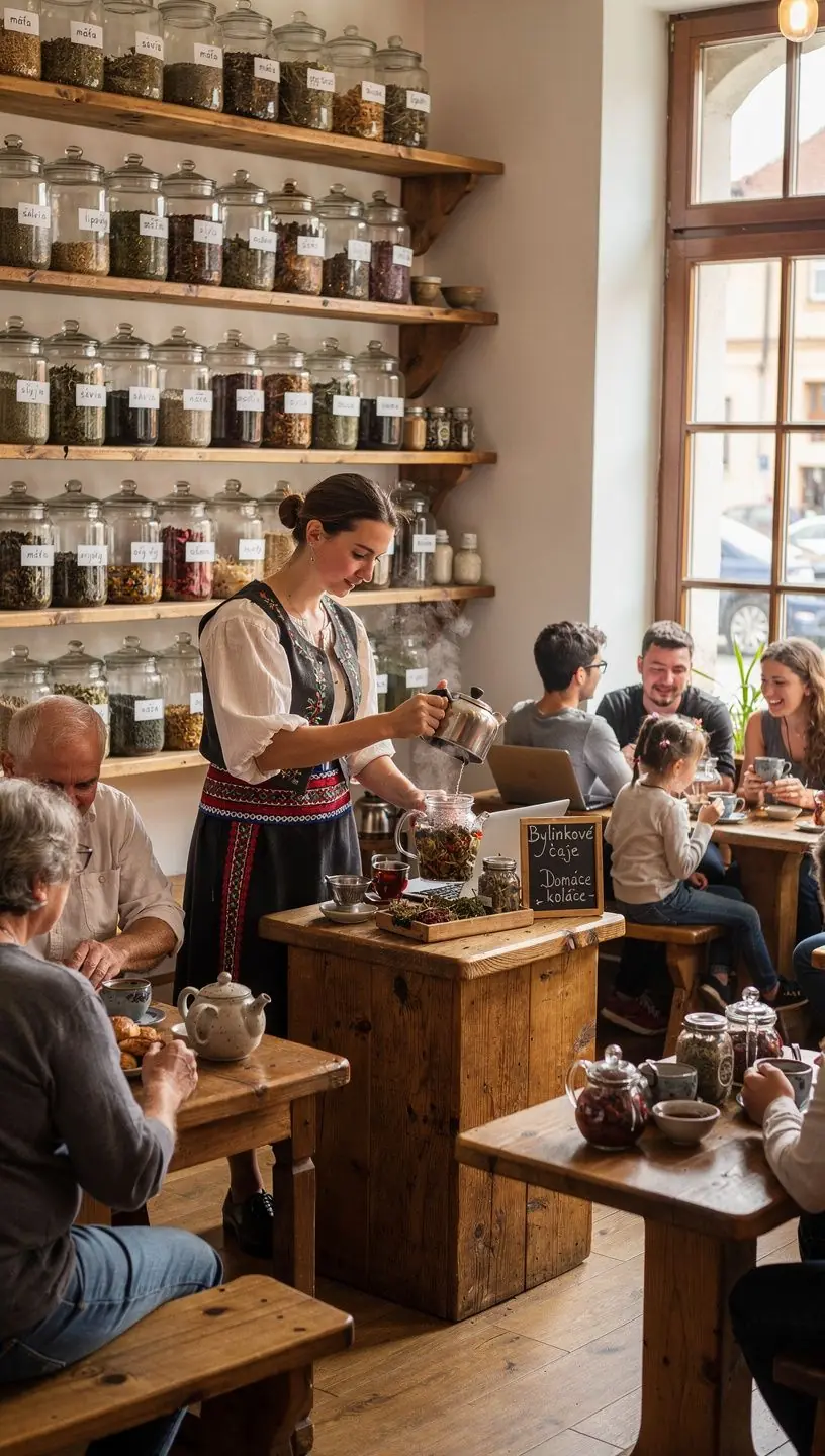 Tradičný slovenský čajový rituál v obklopení prírody.